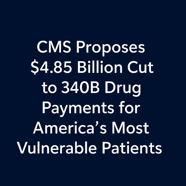 CMS 340B Cut: $4.85B Hospital Shock