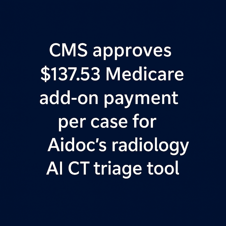 Aidoc Wins First AI Radiology NTAP