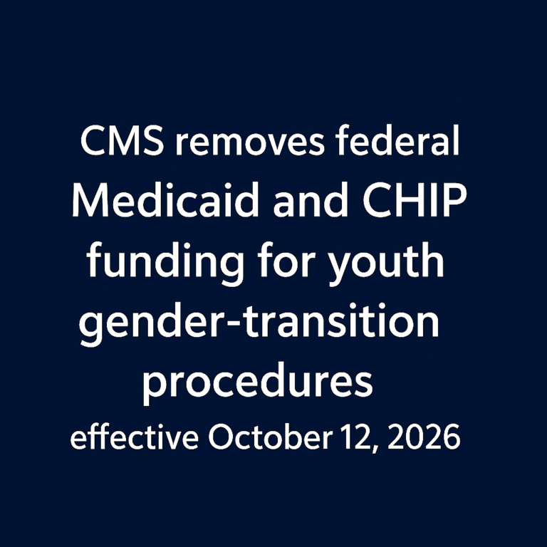 CMS Cuts Medicaid Funding for Youth Gender Care