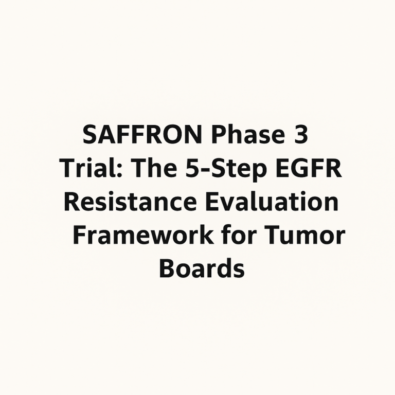 The EGFR Resistance Decision Framework