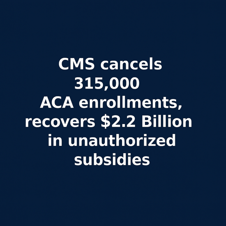 CMS ACA Fraud Crackdown 2026