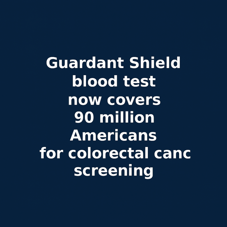 Shield Blood Test: 90M Americans Covered